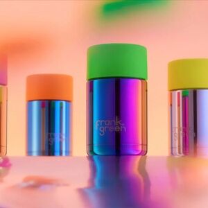 Frank Green Limited Edition Chrome Rainbow Ceramic Reusable Cup